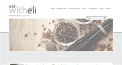 Desktop Screenshot of eatwitheli.com